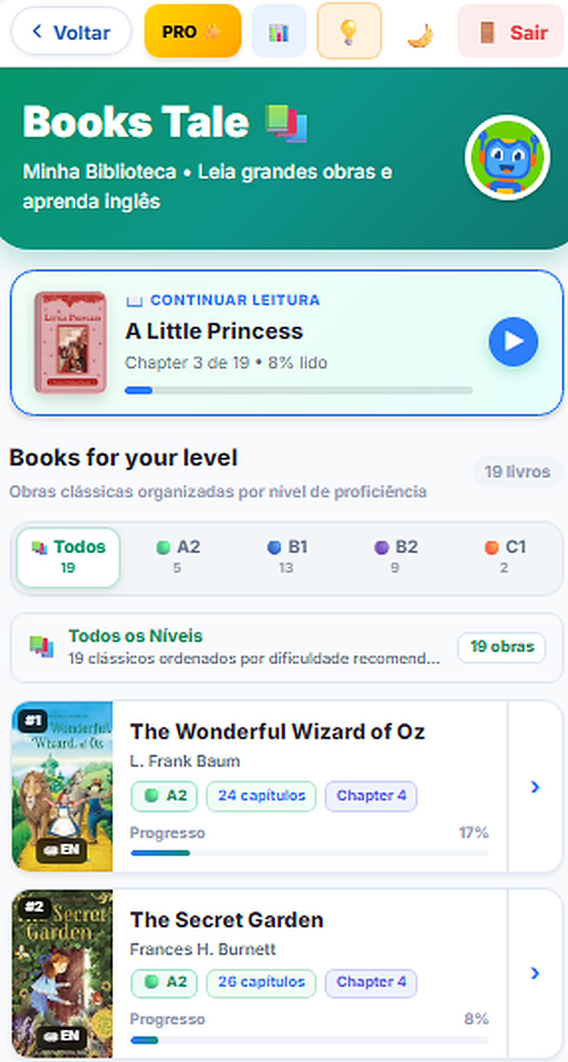 Books Tale Leitura LingoTale